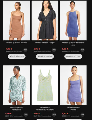 Rebajas hasta 75% Pull & Bear ropa y calzado