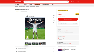 Juego PS5 EA Sports FC 25 por 35,99€
