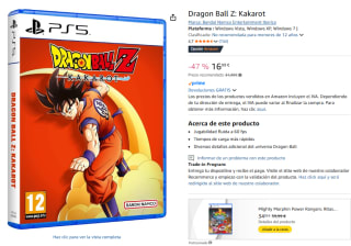 Videojuego Dragon Ball Z: Kakarot PS5 por 16,90€