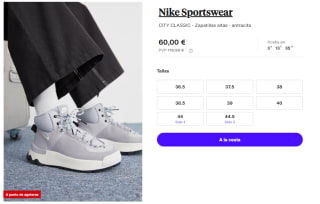 Zapatillas casual de mujer City Classic Nike por 60€