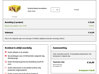 Kruidvat Beauty Innovatiebox voor €14,99