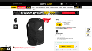Mochila adidas Boxing Unisex por 19,99€