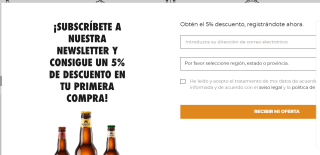 5% de descuento para tu primera compra en Moritz