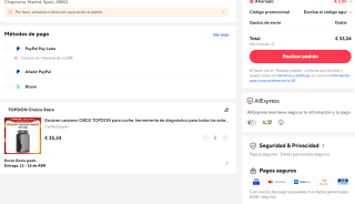 Escáner carpiano OBD2 TOPDON para coche herramienta de diagnóstico por 33,24€