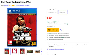Red Dead Redenption voor €24,99 bij Bol