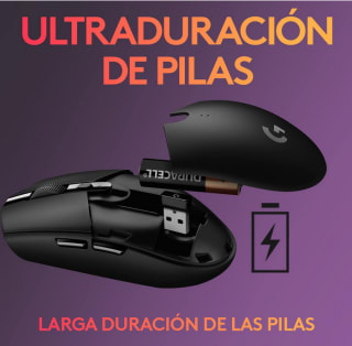 Ratón Logitech G305 LIGHTSPEED Gaming Captor HERO 12K 12,000 DPI por 28,49€ Prime Days