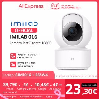 Cámara de seguridad IMILAB IP 016 Monitor de bebé inteligente, aplicación Mi Home, 360 ° por 68,98€