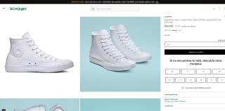 Zapatillas casual Chuck Taylor All Star Leather Alta Piel Converse por 42,48€