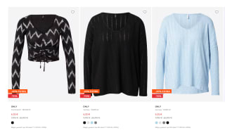 Recopilación ropa para ell@s marca Only desde 1,96€ desde Abour you