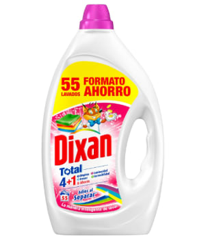 Dixan Gel Adiós al Separar Total 4+1 -55 Lavados por 5.83€