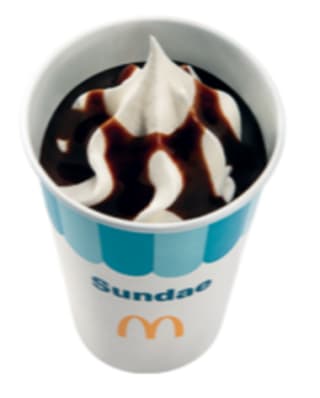 Sundae de Chocolate por $4 en McDonald's Rappi