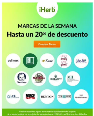 Descuento de -20% en las marcas de esta semana