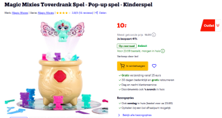Magic Mixies Toverdrank Pop-up Spel voor €10 bij Bol