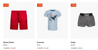 70% korting op de zomer collectie bij Happybee