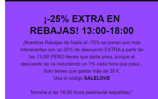 Hasta -25% de descuento en Asos a partir de las 13h