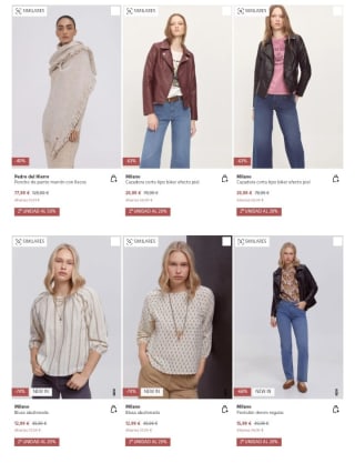 Hasta -75%+20% Extra en la Segunda Unidad de Milano dedde Fifty.