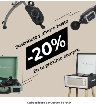 Hasta -20% descuento para la próxima compra