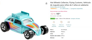 Hot Wheels Collector Flying Customs a $49 en Amazon
