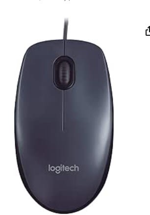 Logitech M90 Ratón con Cable USB (1000DPI) por solo 4,62€