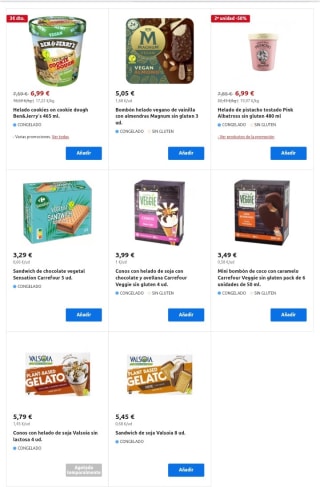 Alternativa Vegetal Ofertas desde Carrefour.