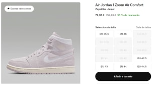 Botines para Mujer Mike Air Jordan 1 Zoom Air Comfort por 79.97€