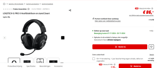Logitech G PRO X Gaming Headset voor €86 bij de MediaMarkt