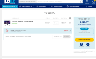 Monitor ASUS 31,5" OLED ROG Swift PG32UCDM a tan solo 1,019,96€