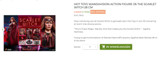 WandaVision Action Figure 1/6 The Scarlet Witch 28 cm voor €119,60 bij Gator