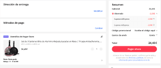 Set de 3 Sartenes Elite de Aluminio Forjado, Lacadas en Rosa Tricapa por 24,45€