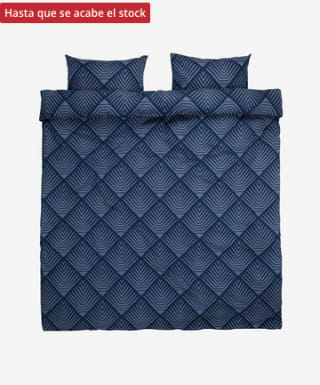 Juego funda nórdica NOVA 200x220 azul por solo 10€