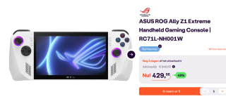 ASUS ROG Ally - AMD Ryzen Z1 Extreme - 512 GB voor €429 bij Ibood