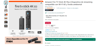 Recopilación Fires TV a precio muy buenos en amazon