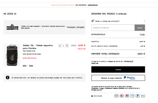 Petate Quiksilver Shelter 70L deportivo con ruedas y asa superior por 48,94€