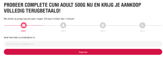 Versele-Laga Complete Cuni Adult 500 gram gratis uitproberen