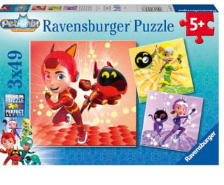 3 Puzzles infantiles de 49 piezas de la marca Ravensburger por 3,20€