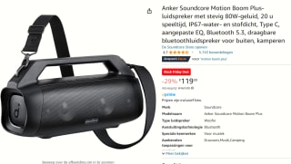 Anker Soundcore Motion Boom Plus Outdoor Bluetooth speaker 80W voor €119,99 bij Amazon