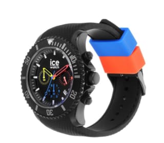 Ice-Watch Reloj de hombre Chrono IC019842 de silicona y correa negra por 74.5€