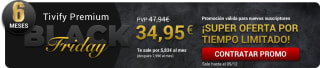 Suscripción Tivify Premium 6 meses por solo 34,95€