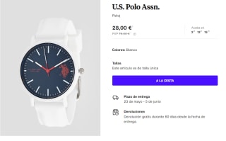 Reloj para Hombre U.S. Polo Assn. por 28€