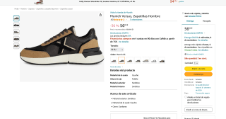 Zapatillas Munich Versus Hombre por solo 56€