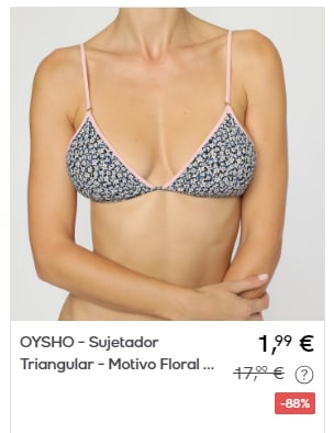 Chollazo ropa de la marca Oysho desde solo 0,99€