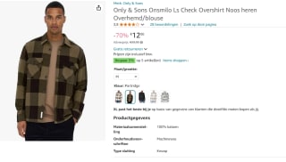 Regular fit Overhemd 'Milo' voor €12 bij Amazon