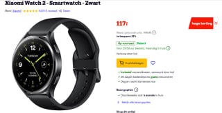 Xiaomi Watch 2 - Smartwatch - Zwart voor €117 bij Bol