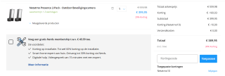 Netatmo Presence 2-Pack - Outdoor Beveiligingscamera voor €389,95 dmv code bij Tink