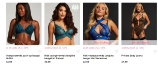 3de BH gratis of de 2de met 50% korting bij Hunkemöller