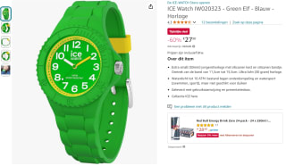 Ice Watch Hero groene kinderhorloge voor €27,90