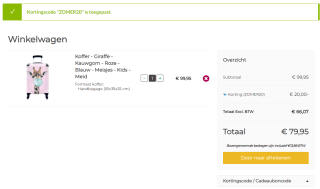 20% korting bij No Boring Suitcases