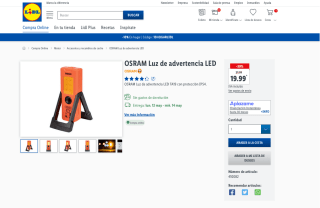 OSRAM Luz de advertencia LED por solo 19,99€