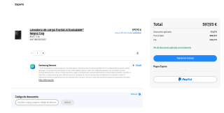 Lavadora Samsung de carga frontal AI Ecobubble control IA 11 Kilos por 597,93€