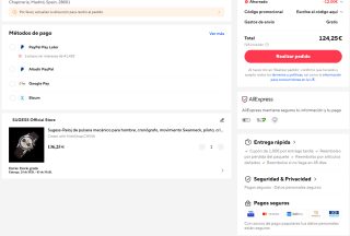 Sugess Reloj de pulsera mecánico Hombre por solo 124,25€